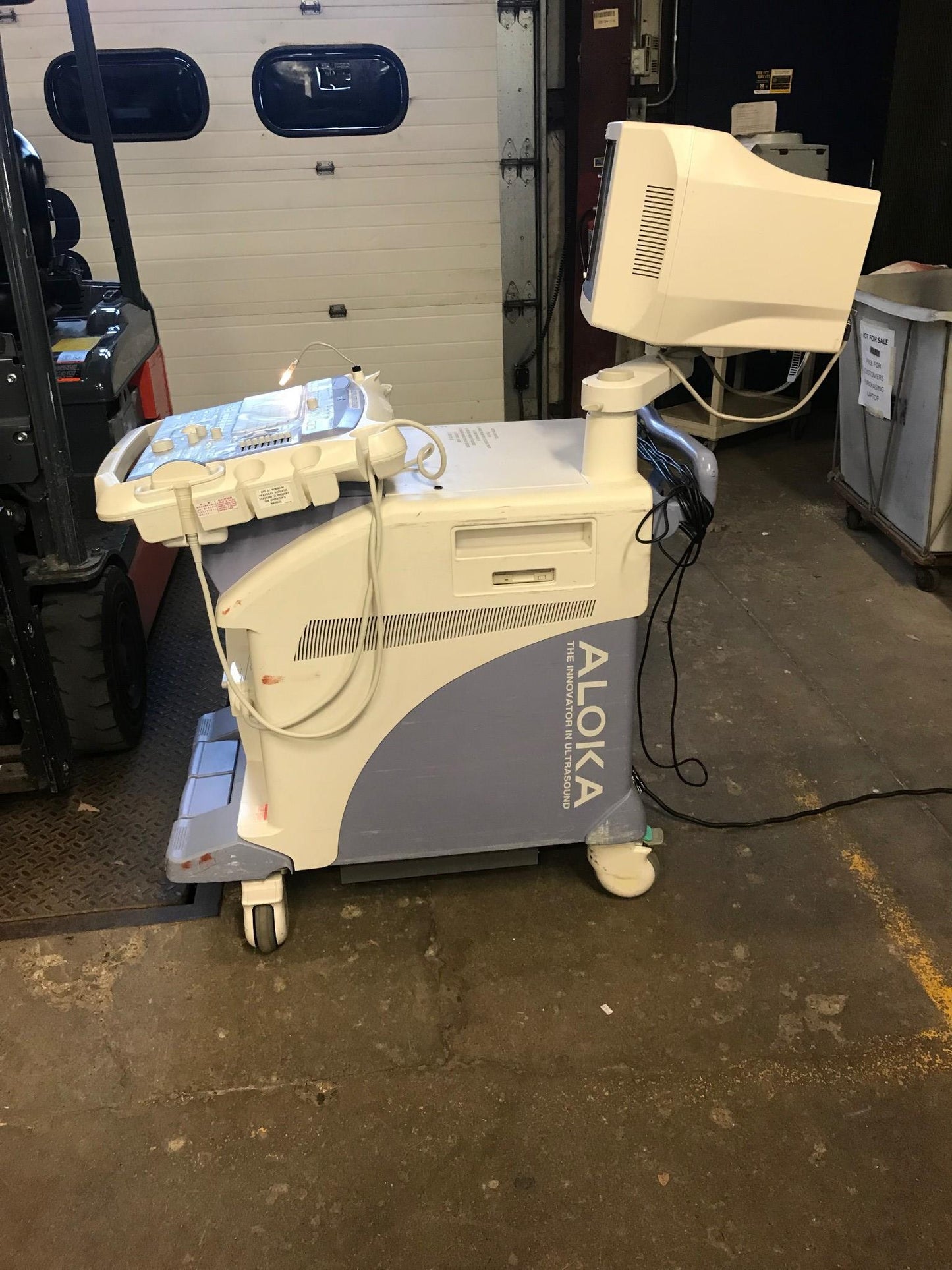 ALOKA PROSOUND SSD ALPHA 5 OB / GYN ULTRASOUND w/ UST-9126 TRANSDUCER FREE SHIP