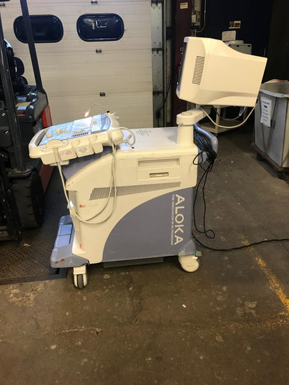 ALOKA PROSOUND SSD ALPHA 5 OB / GYN ULTRASOUND w/ UST-9126 TRANSDUCER FREE SHIP