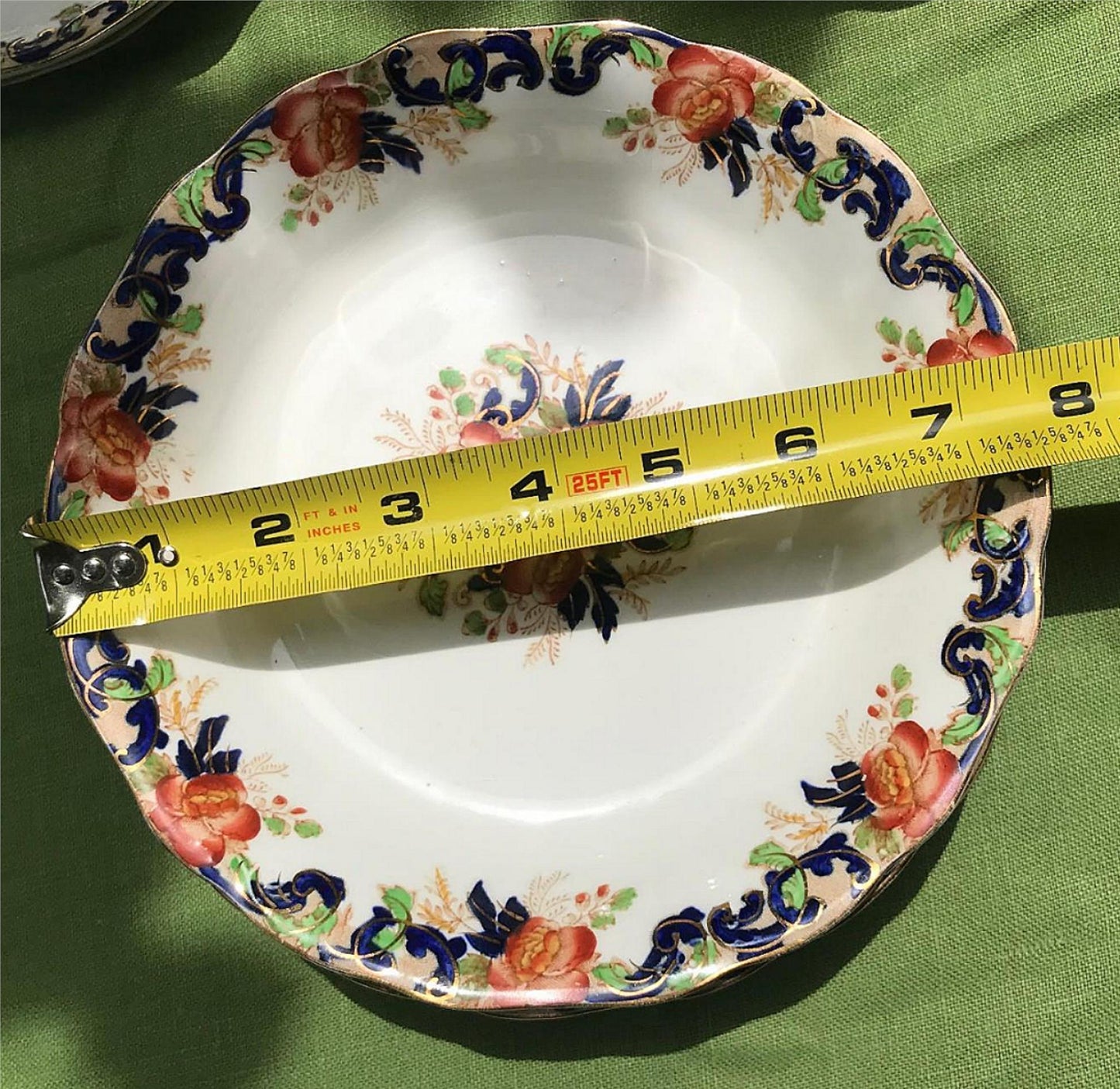 MAJESTIC MADDOCK & SONS 91 PIECE MULTICOLORED GOLDTRIM ENGLISH CHINA SET PERFECT