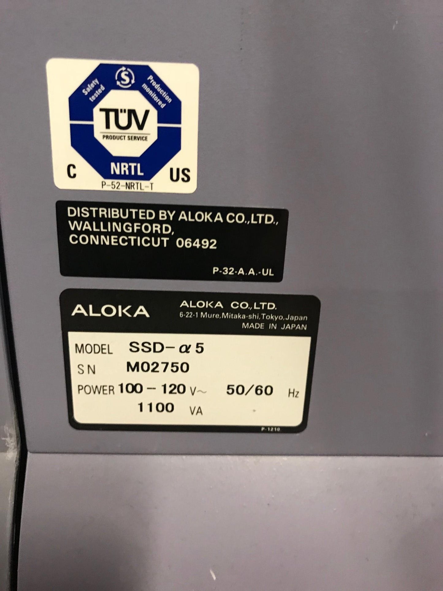 ALOKA PROSOUND SSD ALPHA 5 OB / GYN ULTRASOUND w/ UST-9126 TRANSDUCER FREE SHIP