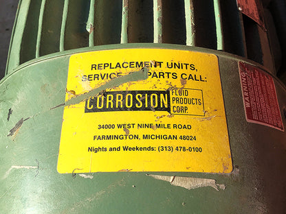 WORTHINGTON 15HP DLINE Model 1011 Size 8 x 6 x 11 WATER PUMP HAYWARD FREE SHIP