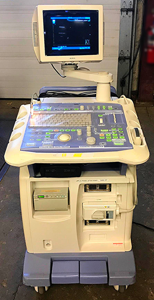 ALOKA PROSOUND SSD ALPHA 5 OB / GYN ULTRASOUND w/ UST-9126 TRANSDUCER FREE SHIP