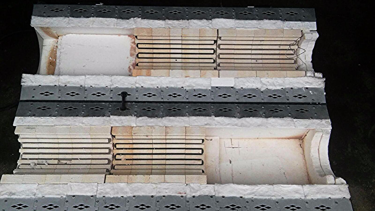 MELLEN SV TV09-6X42-1Z TUBE SPLIT FURNACE KILN 48W x 7Radius Adjustable Sections