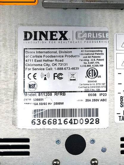 DINEX CARLISLE STS-II SMART THERM INDUCTION HEATING SYSTEM RFRB 811208 FREE SHIP