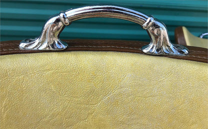 RARE DESIGN SET OF 4 VINTAGE KITCHEN CHAIRS by METAL MASTERS of DETROIT FREESHIP