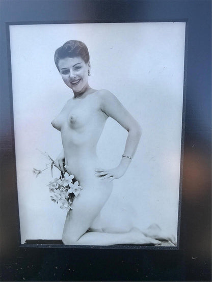 12 ORIGINAL VINTAGE 1920's or 1930's NUDE MODEL PHOTOGRAPHS POSTER FREE SHIPPING