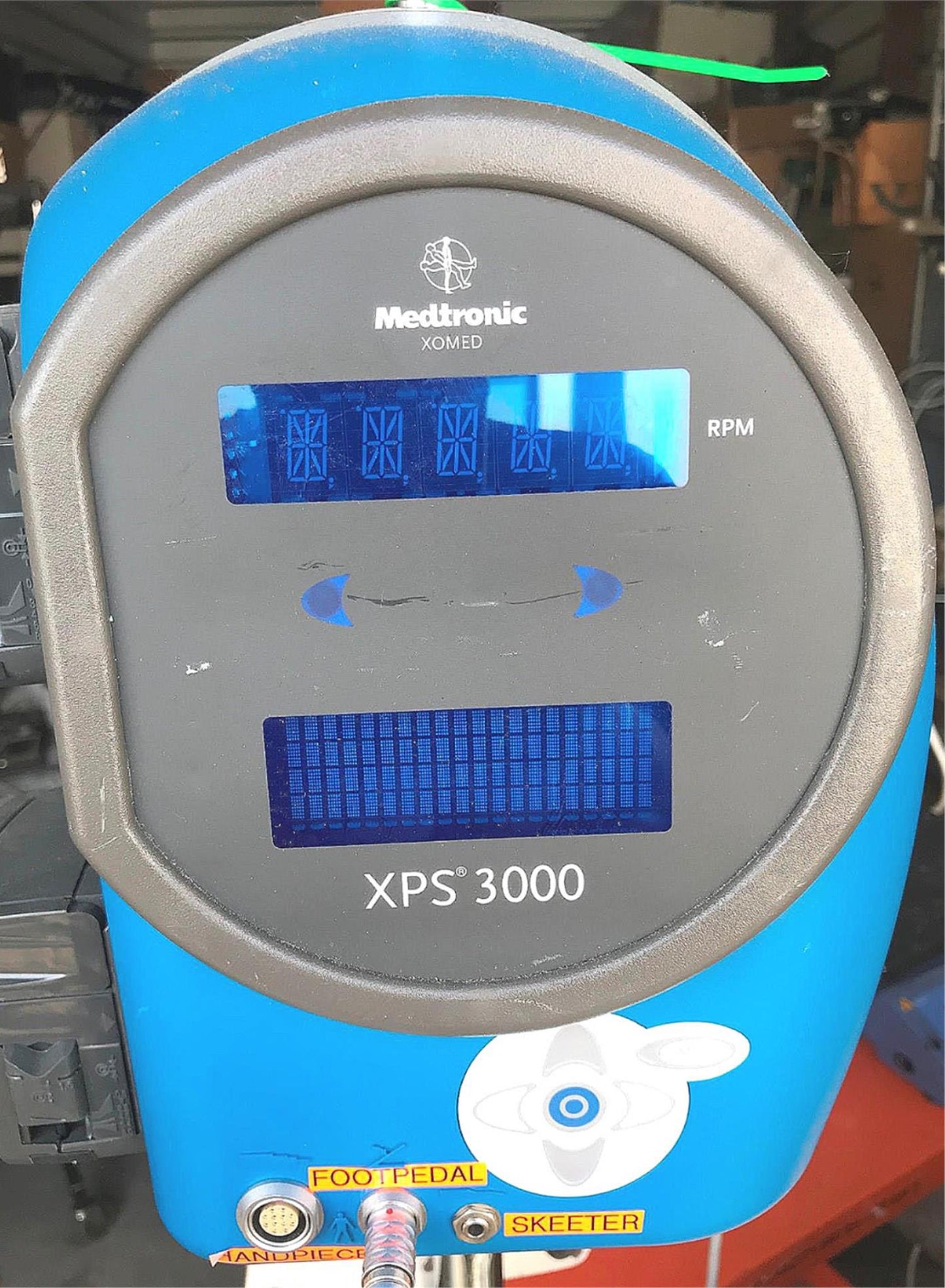 MEDTRONIC XPS 3000 MICRODEBRIDER MONITOR IV STAND WHEELS + FOOT PEDAL FREE SHIP