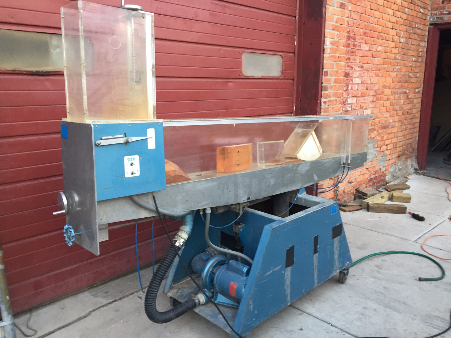 HYDRAULIC HYDROLOGY Portable Acrylic Sided Tilting Water Flume Pump FREESHIP