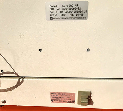 SHIMATZU DGU-14A SIL-10AD vp LC-10AD VP  LAB HPLC GAS CHROMATOGRAPH WATCH VIDEO
