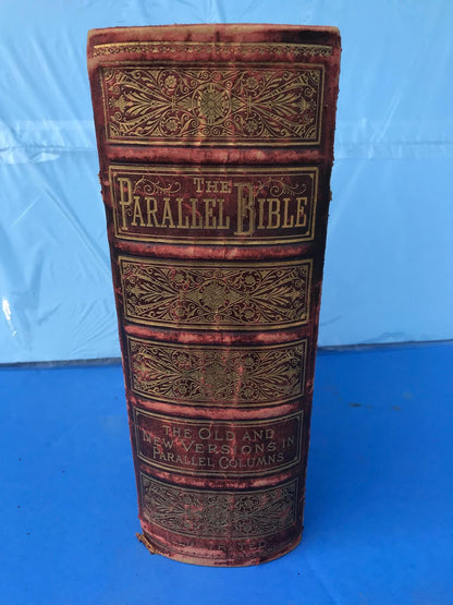 EXCELLENT COND 1889 PICTORIAL FAMILY BIBLE ORIGINAL RECEIPT ILLUSTRATED FREESHIP