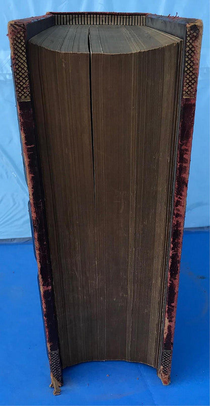 EXCELLENT COND 1889 PICTORIAL FAMILY BIBLE ORIGINAL RECEIPT ILLUSTRATED FREESHIP