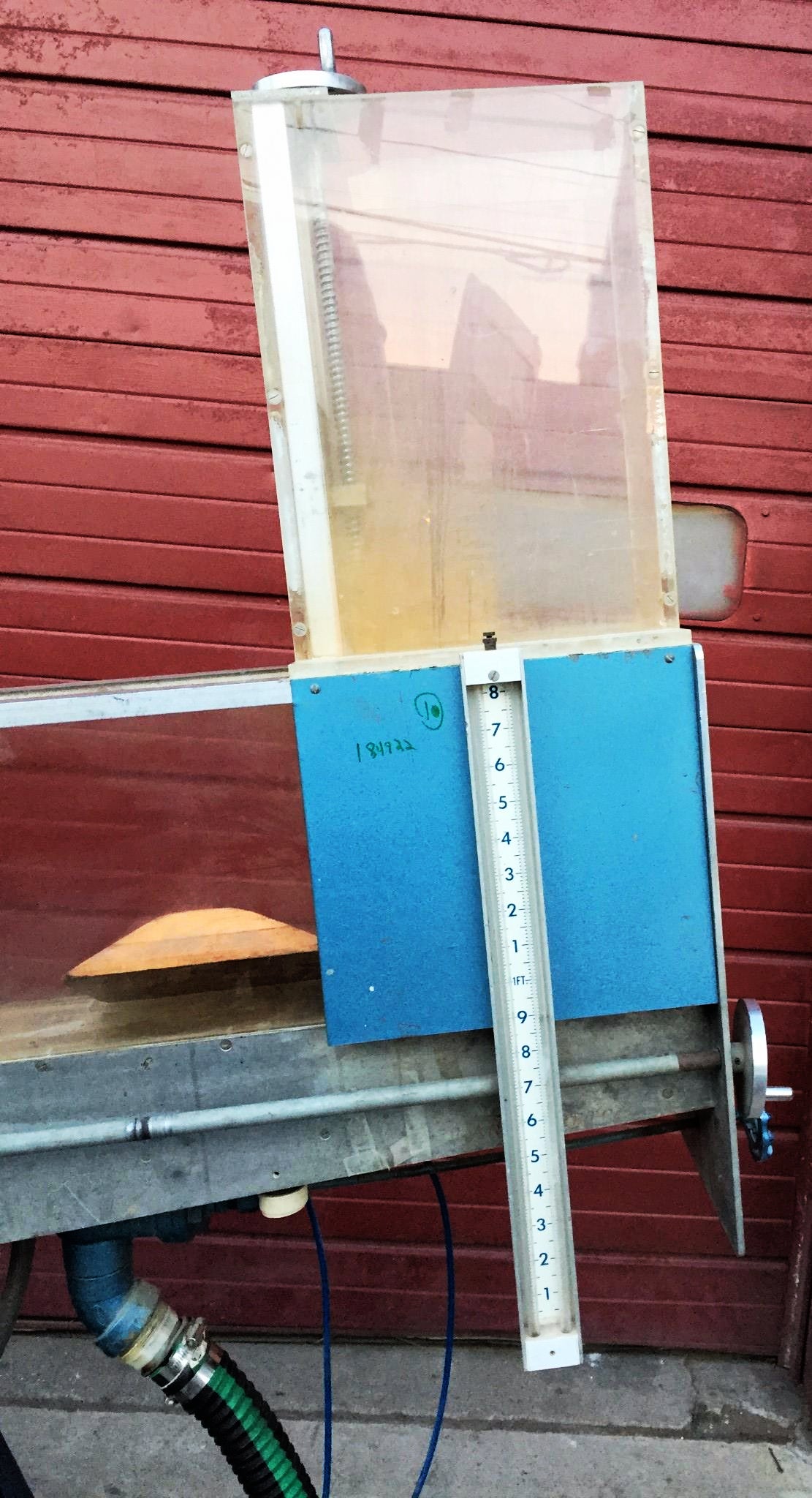 HYDRAULIC HYDROLOGY Portable Acrylic Sided Tilting Water Flume Pump FREESHIP