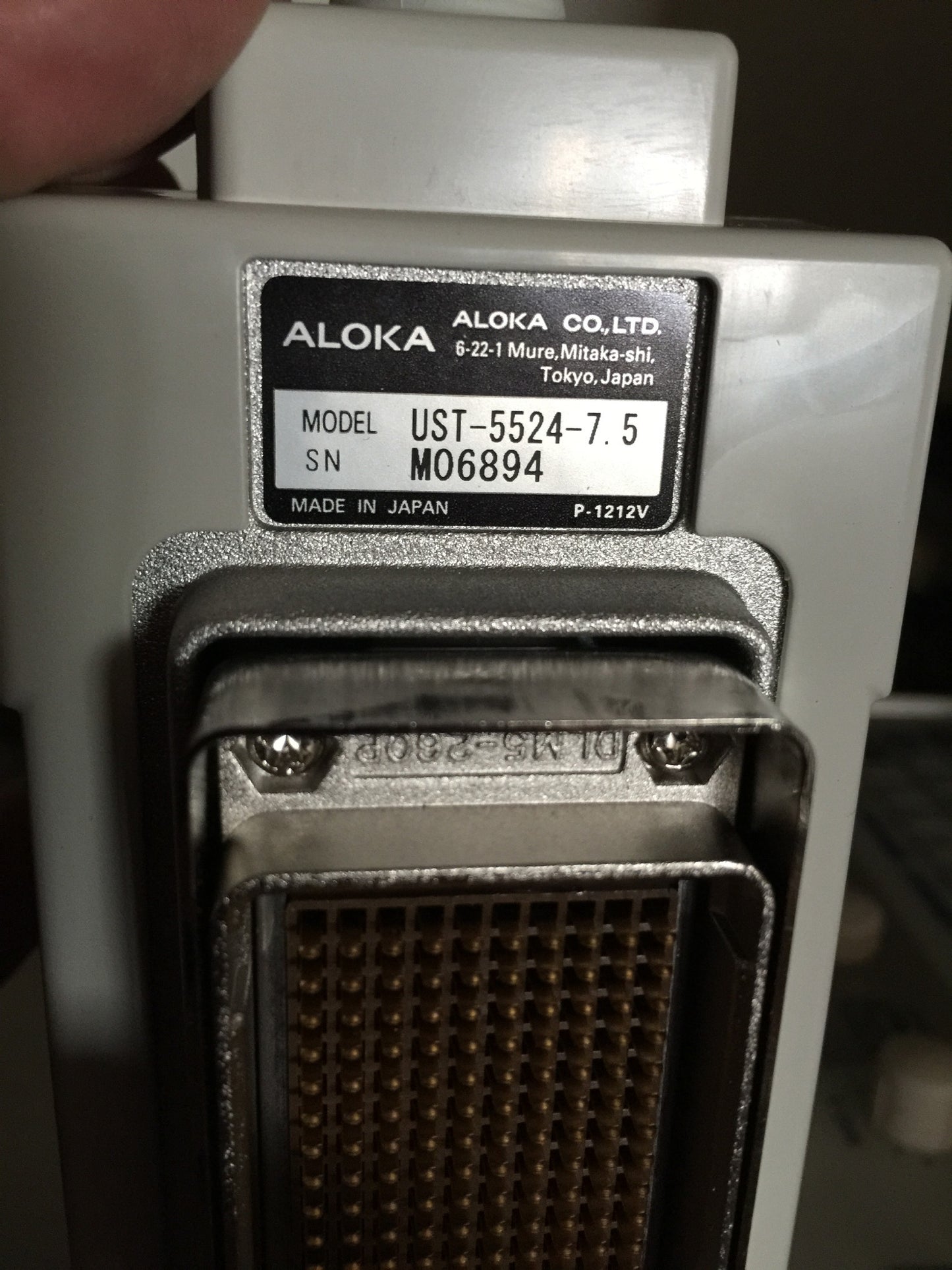 ALOKA DYNAVIEW SSD-1700 ULTRASOUND MACHINE 2 PROBES 3.5 & 7.5