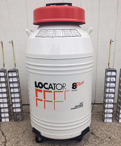 LOCATOR 8 PLUS BARNSTEAD CY50975-70 CRYO BIOLOGICAL STORAGE TANK CRYOGENIC FSHIP