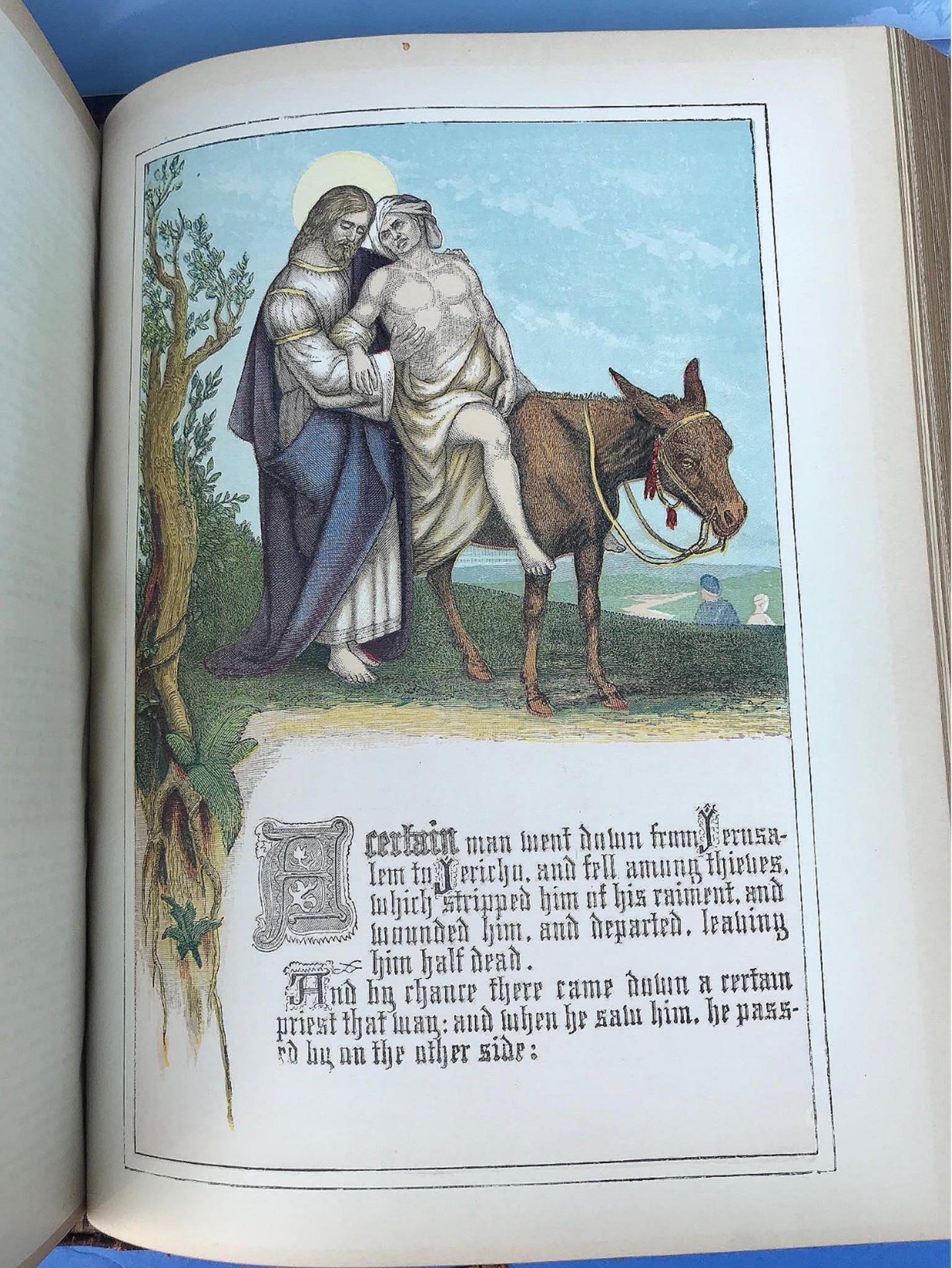 EXCELLENT COND 1889 PICTORIAL FAMILY BIBLE ORIGINAL RECEIPT ILLUSTRATED FREESHIP