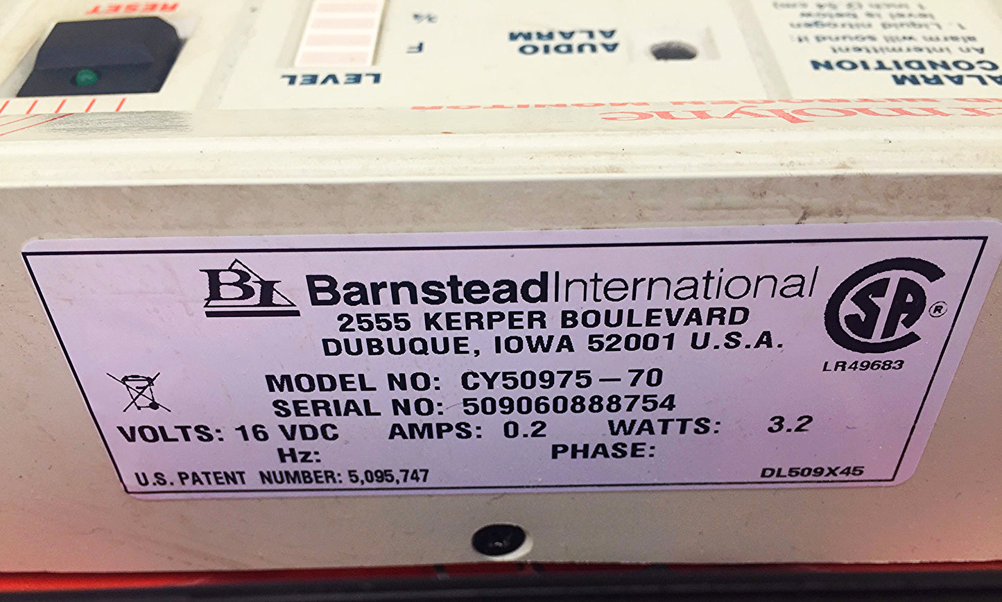 LOCATOR 8 PLUS BARNSTEAD CY50975-70 CRYO BIOLOGICAL STORAGE TANK CRYOGENIC FSHIP