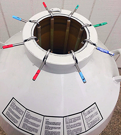 LOCATOR 8 PLUS BARNSTEAD CY50975-70 CRYO BIOLOGICAL STORAGE TANK CRYOGENIC FSHIP