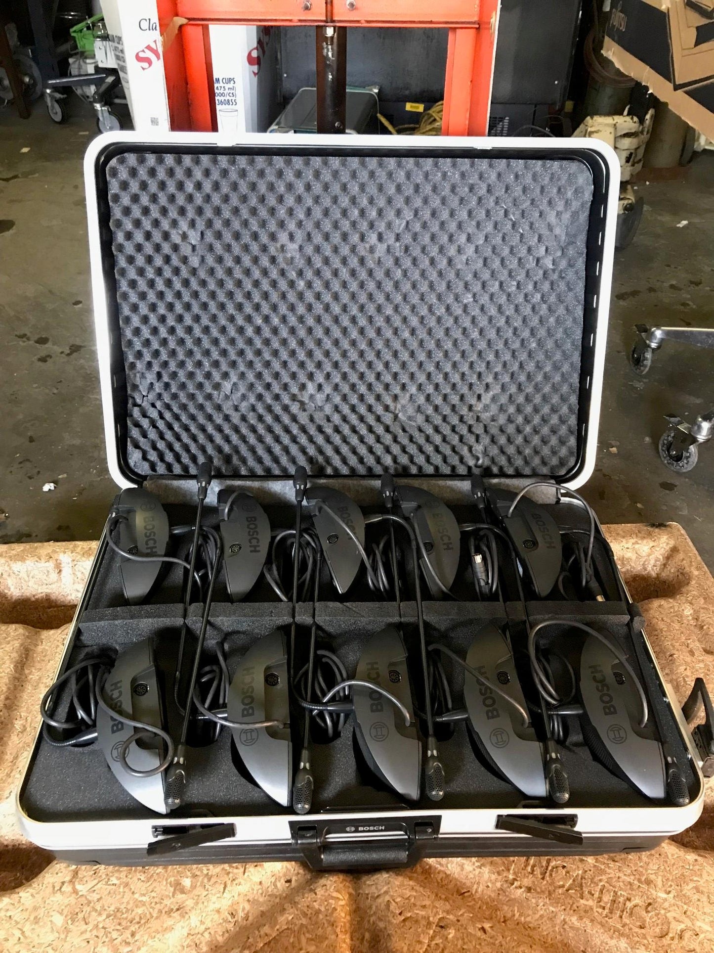 BOSCH CCS-CURD ULTRO 12 CCS-DL CONFERENCE SYSTEM CCS‑SC6 2 Suitcases FREE SHIP