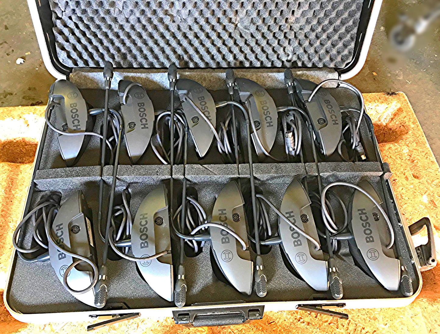 BOSCH CCS-CURD ULTRO 12 CCS-DL CONFERENCE SYSTEM CCS‑SC6 2 Suitcases FREE SHIP