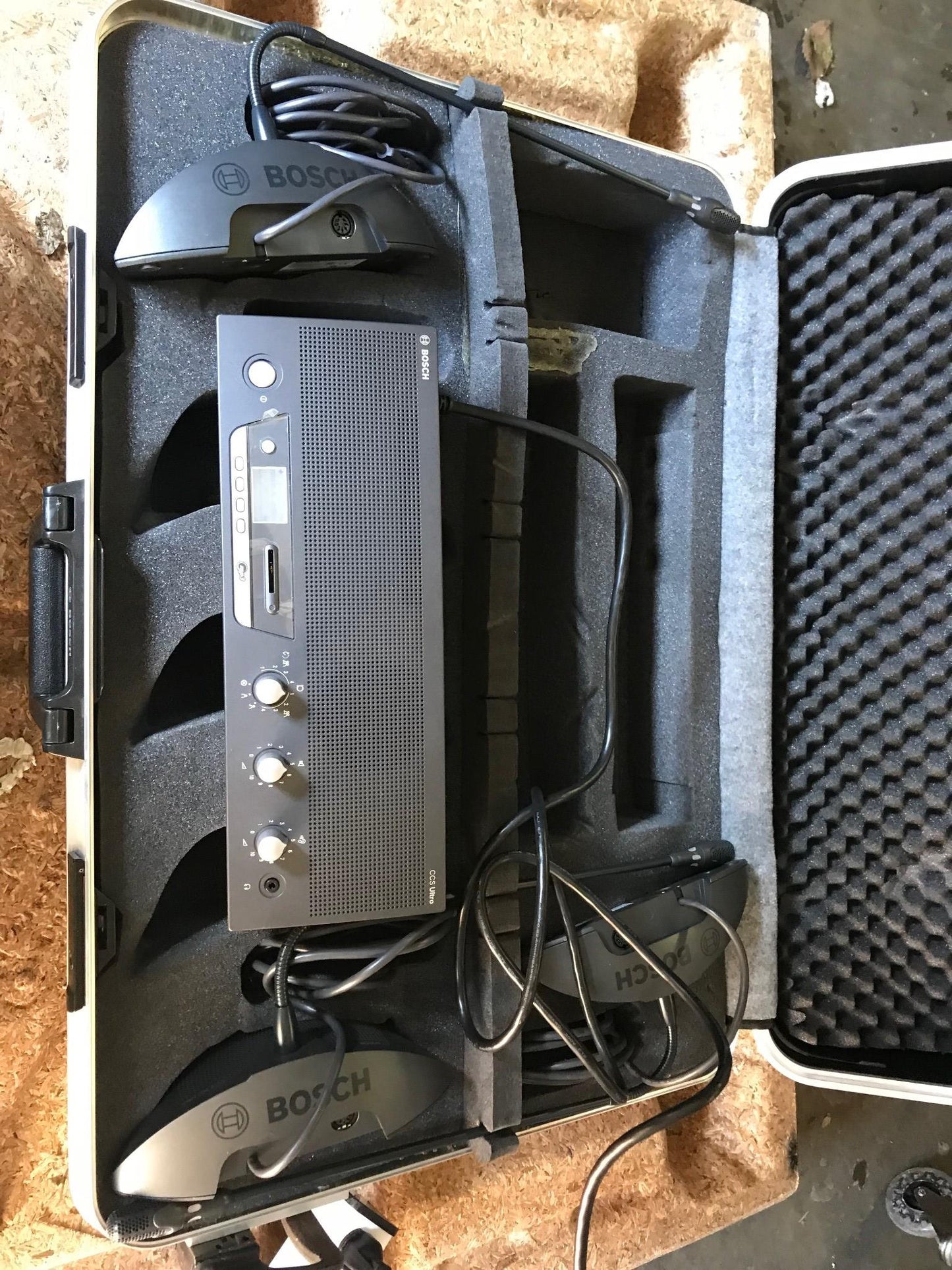 BOSCH CCS-CURD ULTRO 12 CCS-DL CONFERENCE SYSTEM CCS‑SC6 2 Suitcases FREE SHIP