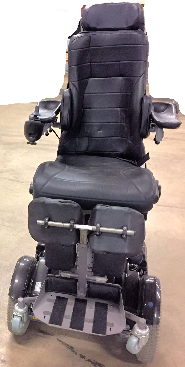 PERMOBIL C500 270lb 7.5MPH POWER WHEELCHAIR ELEVATE TILT RECLINE LEGS WATCHVIDEO