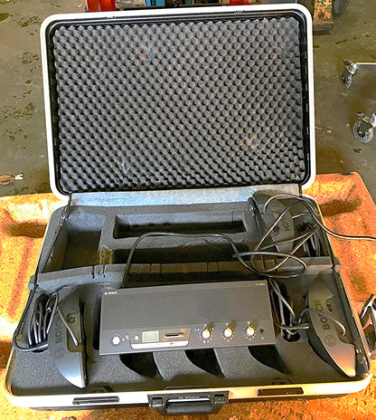 BOSCH CCS-CURD ULTRO 12 CCS-DL CONFERENCE SYSTEM CCS‑SC6 2 Suitcases FREE SHIP