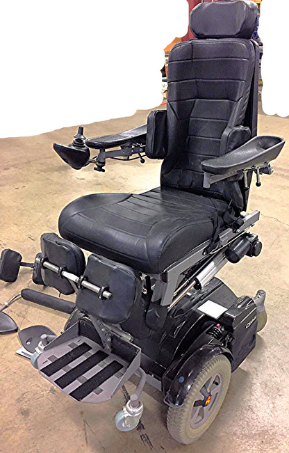 PERMOBIL C500 270lb 7.5MPH POWER WHEELCHAIR ELEVATE TILT RECLINE LEGS WATCHVIDEO