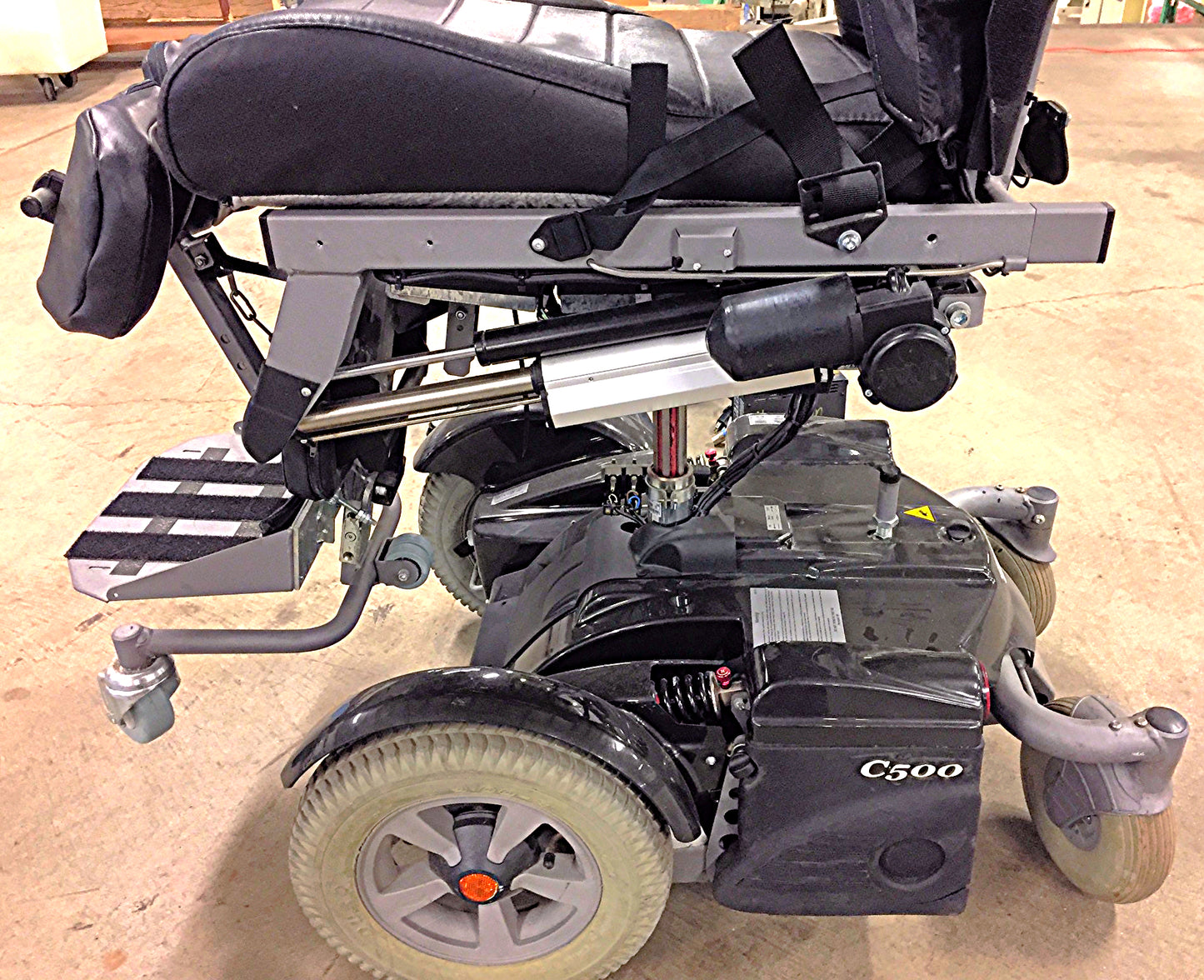 PERMOBIL C500 270lb 7.5MPH POWER WHEELCHAIR ELEVATE TILT RECLINE LEGS WATCHVIDEO