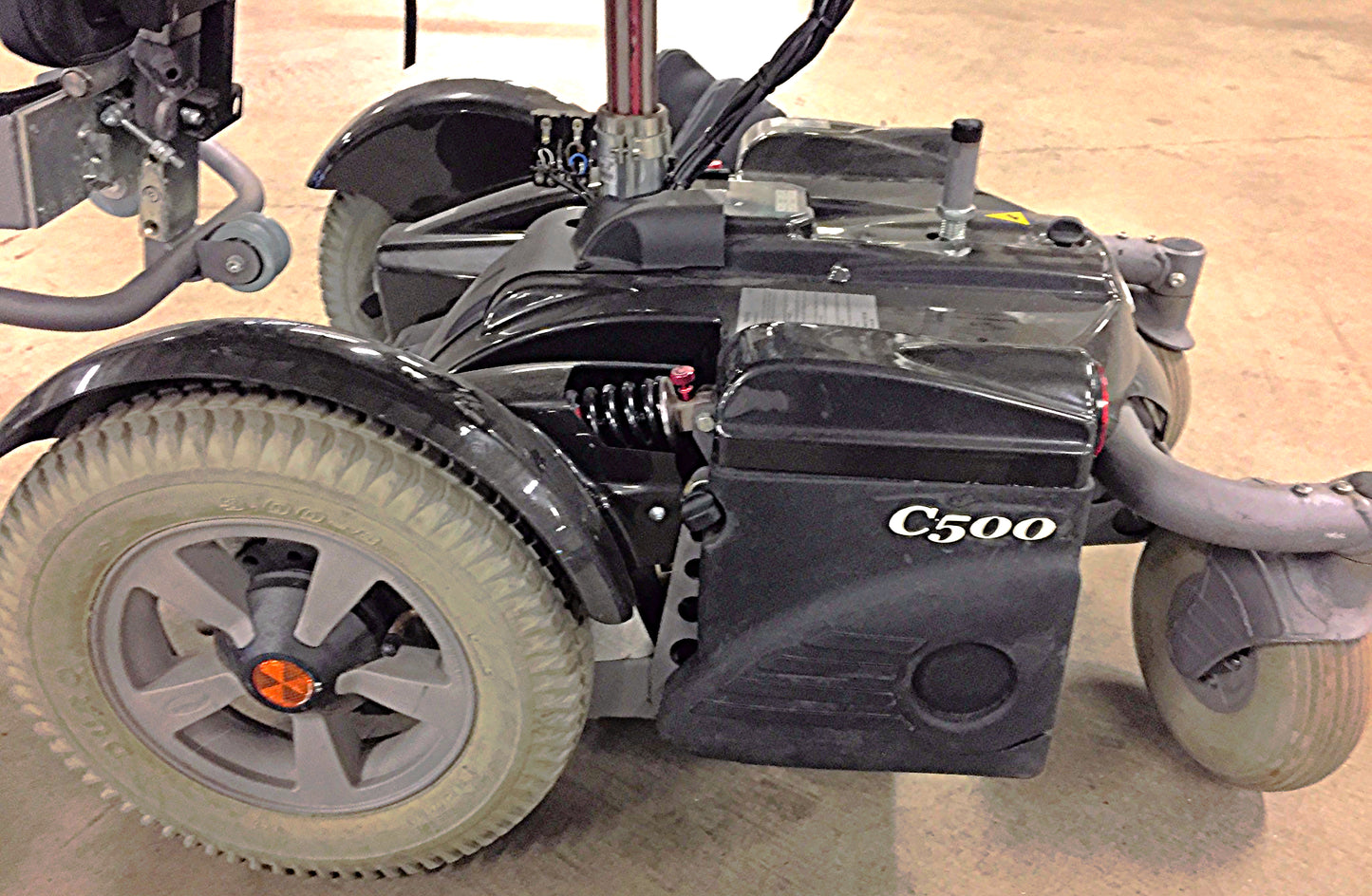 PERMOBIL C500 270lb 7.5MPH POWER WHEELCHAIR ELEVATE TILT RECLINE LEGS WATCHVIDEO