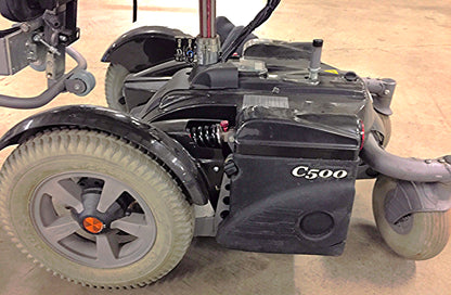 PERMOBIL C500 270lb 7.5MPH POWER WHEELCHAIR ELEVATE TILT RECLINE LEGS WATCHVIDEO