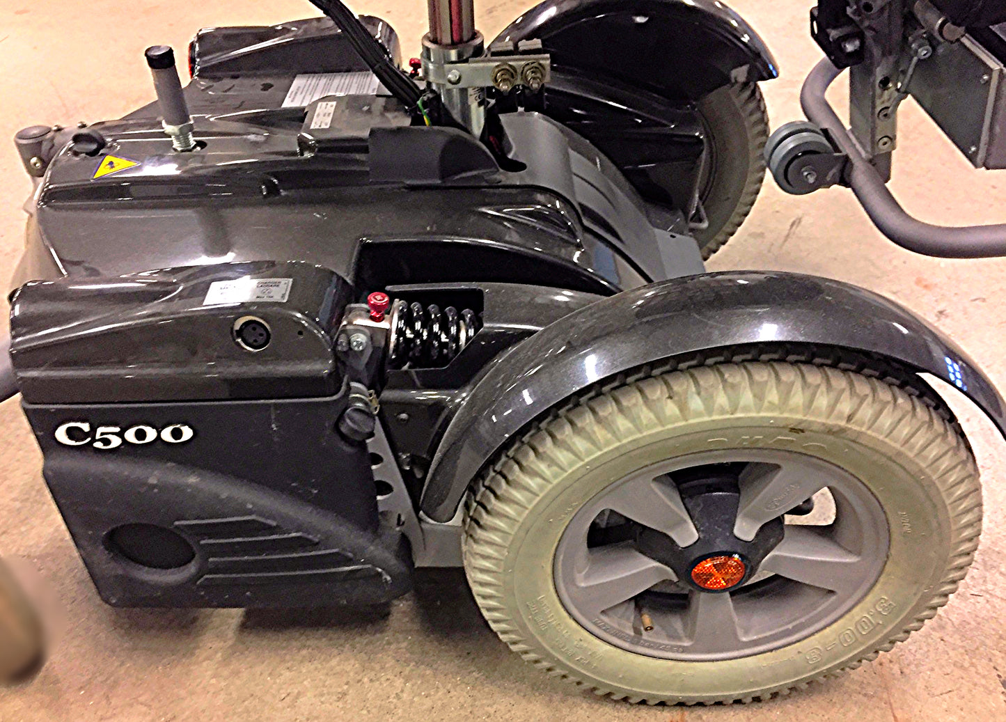 PERMOBIL C500 270lb 7.5MPH POWER WHEELCHAIR ELEVATE TILT RECLINE LEGS WATCHVIDEO