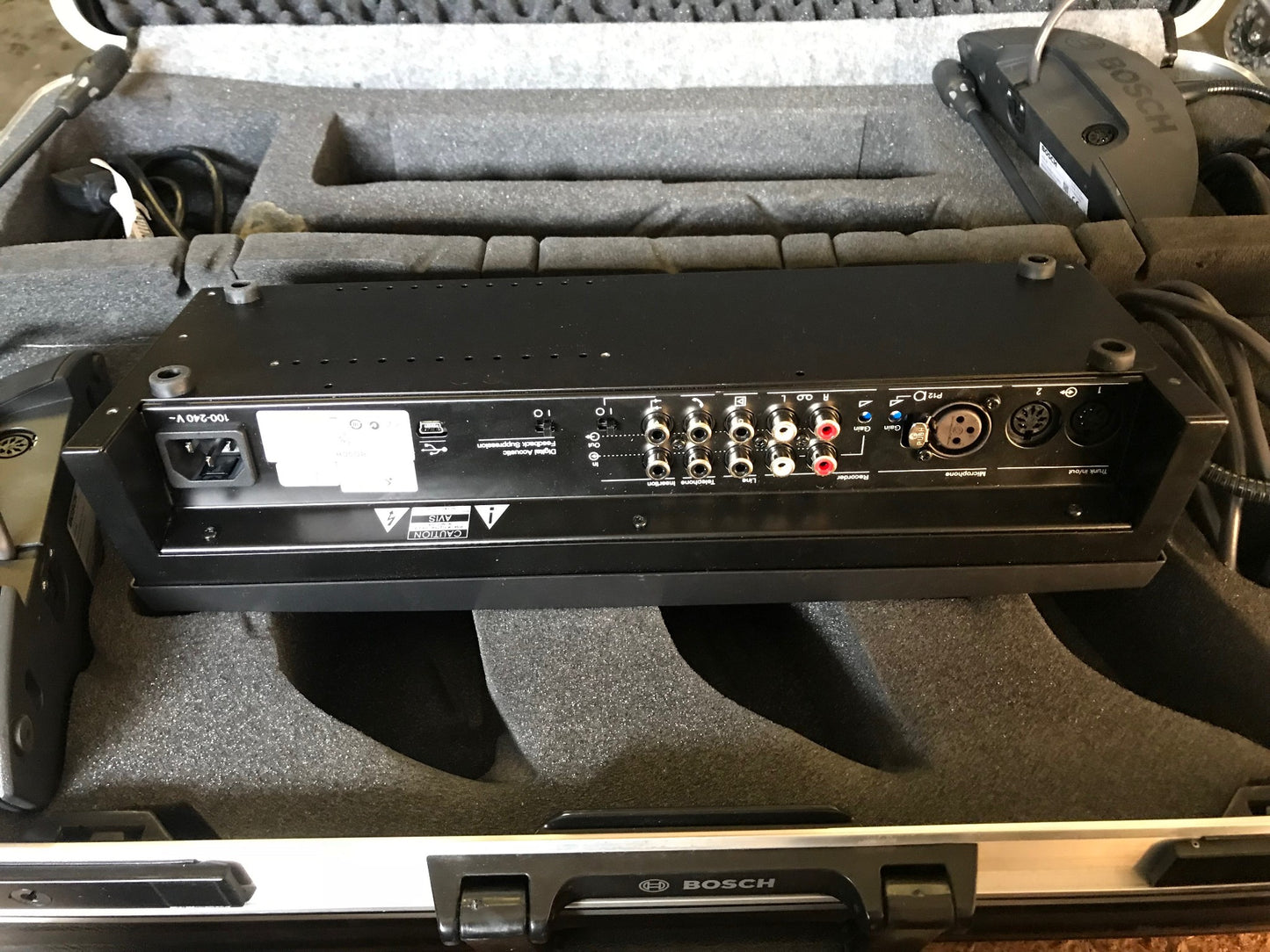 BOSCH CCS-CURD ULTRO 12 CCS-DL CONFERENCE SYSTEM CCS‑SC6 2 Suitcases FREE SHIP