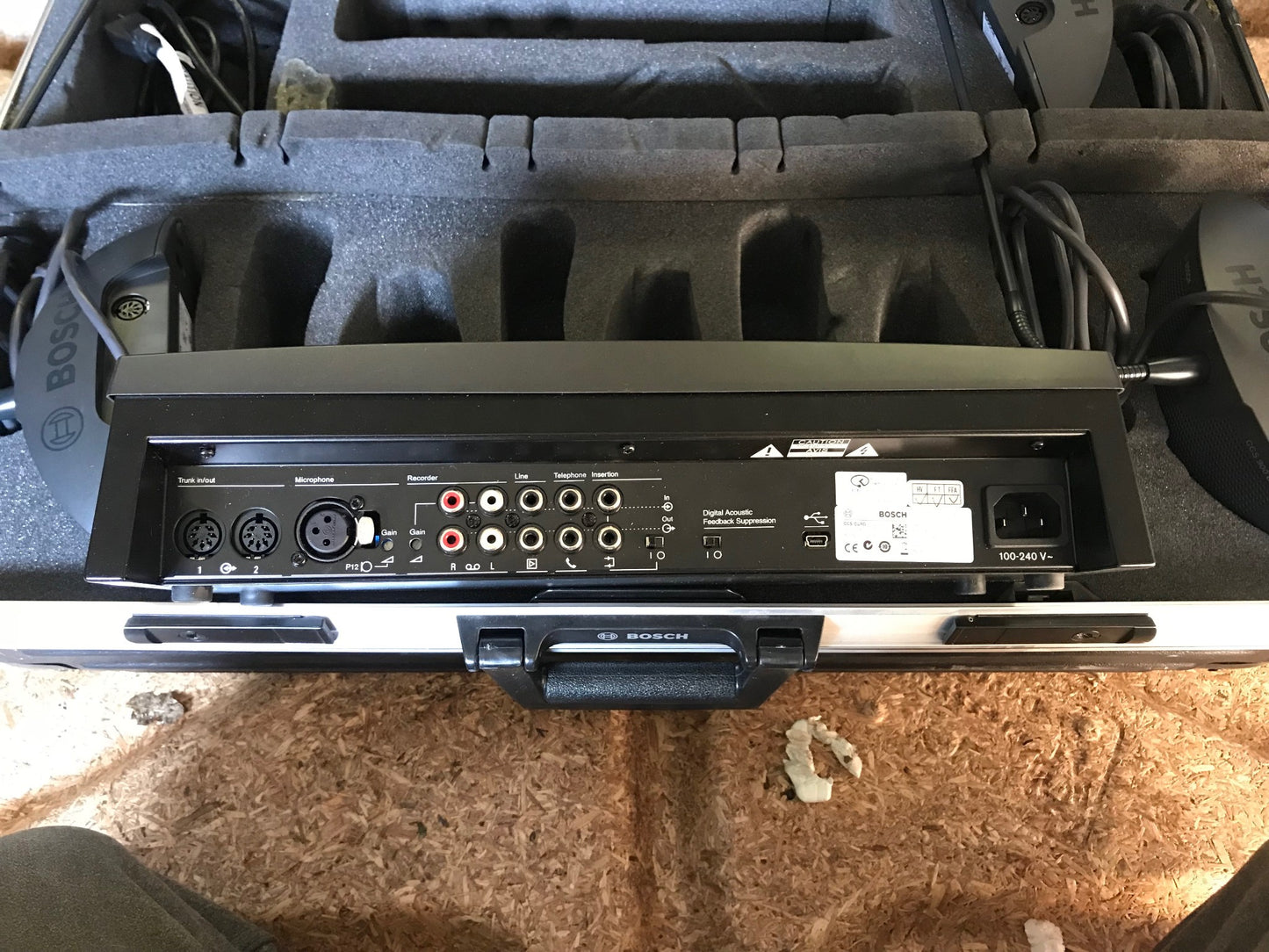 BOSCH CCS-CURD ULTRO 12 CCS-DL CONFERENCE SYSTEM CCS‑SC6 2 Suitcases FREE SHIP