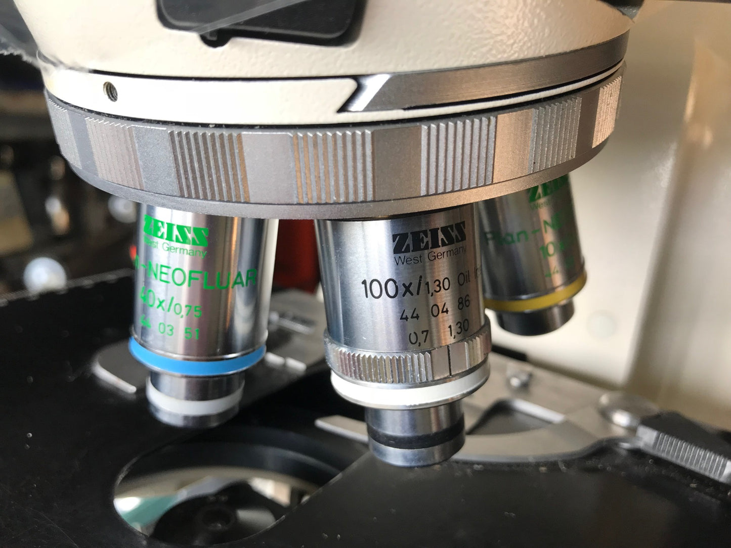 ZEISS AXIOPHOT FLUORESCENCE POLARIZED FILTER MICROSCOPE PULNIX TM-745 CAMERA