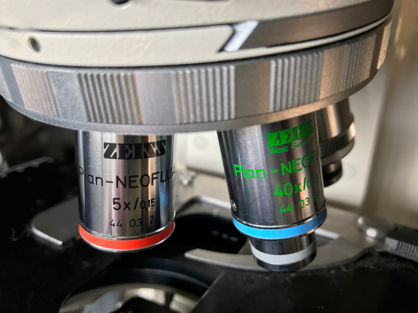 ZEISS AXIOPHOT FLUORESCENCE POLARIZED FILTER MICROSCOPE PULNIX TM-745 CAMERA