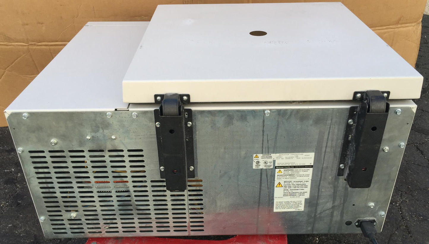 BECKMAN COULTER ALLEGRA R6 CENTRIFUGE w/ GH-3.8 Rotor & Buckets