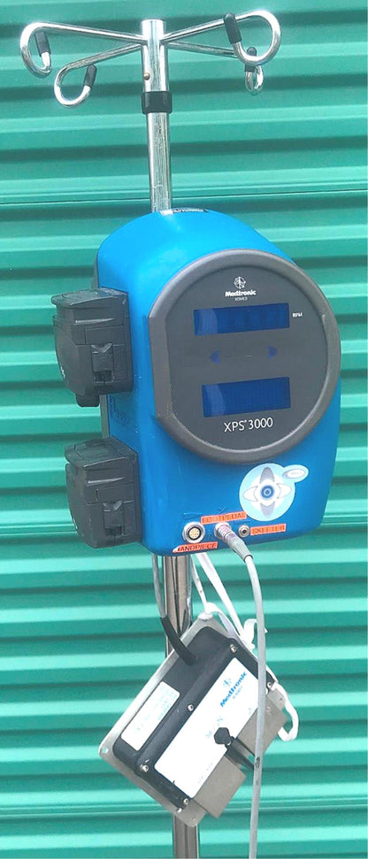 MEDTRONIC XPS 3000 MICRODEBRIDER MONITOR IV STAND WHEELS + FOOT PEDAL FREE SHIP