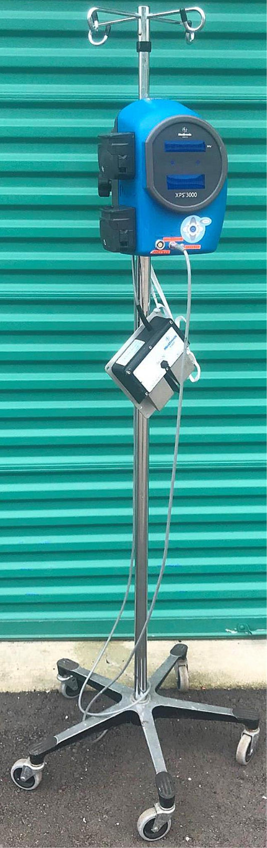 MEDTRONIC XPS 3000 MICRODEBRIDER MONITOR IV STAND WHEELS + FOOT PEDAL FREE SHIP