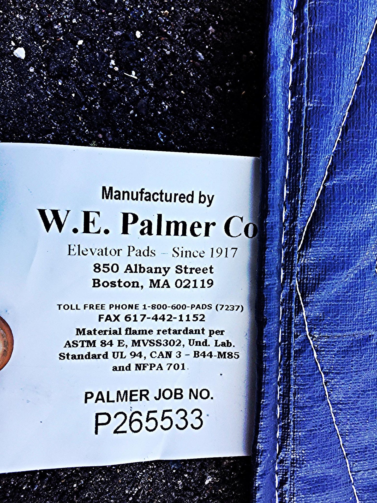 W E PALMER ELEVATOR PADS 90.5" x 82" FREESHIP LEILA