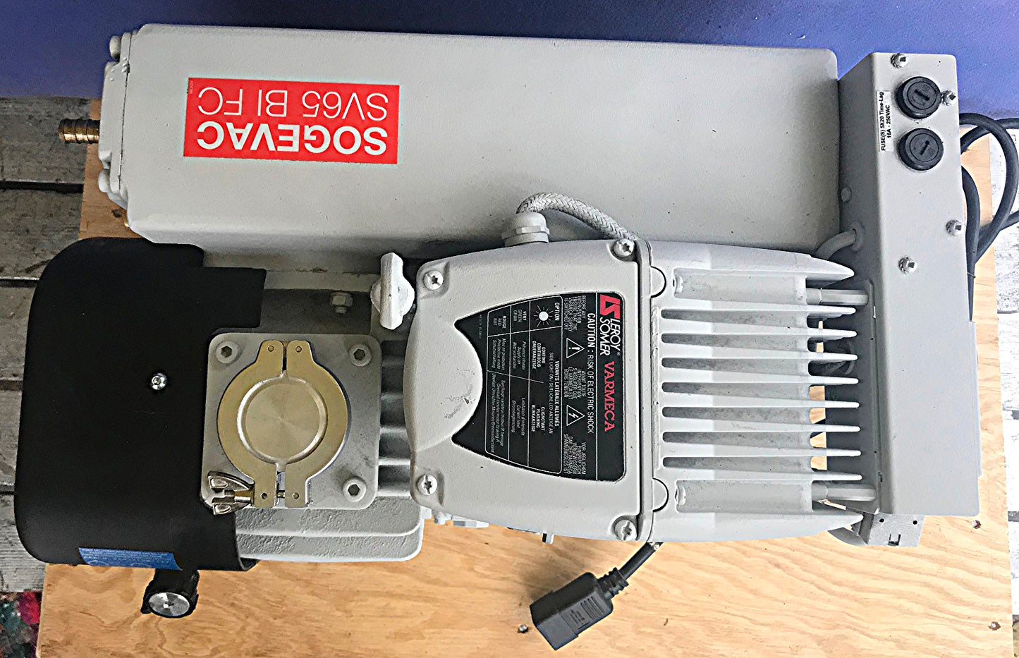 SOGEVAC SV 40/65 BIFC SV40B SV65B SV100 LEROY SOMER VANE VACUUM PUMP FREE SHIP
