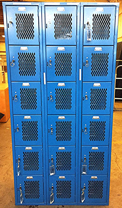 PENCO PRODUCTS SAFE-O-MAT COIN KEY 72" HIGH x 12" DEEP VENTED LOCKER FREE SHIP