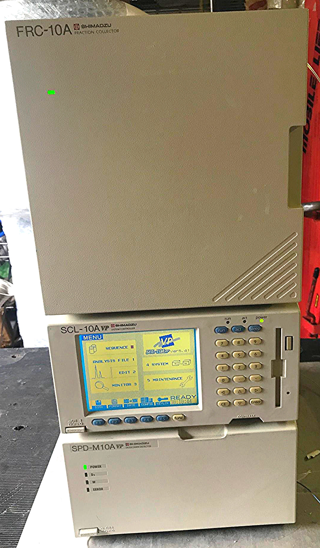 SHIMATZU SPD-M10A SCL-10A FRC-10A LAB HPLC GAS CHROMATOGRAPH SYSTEM FREESHIP