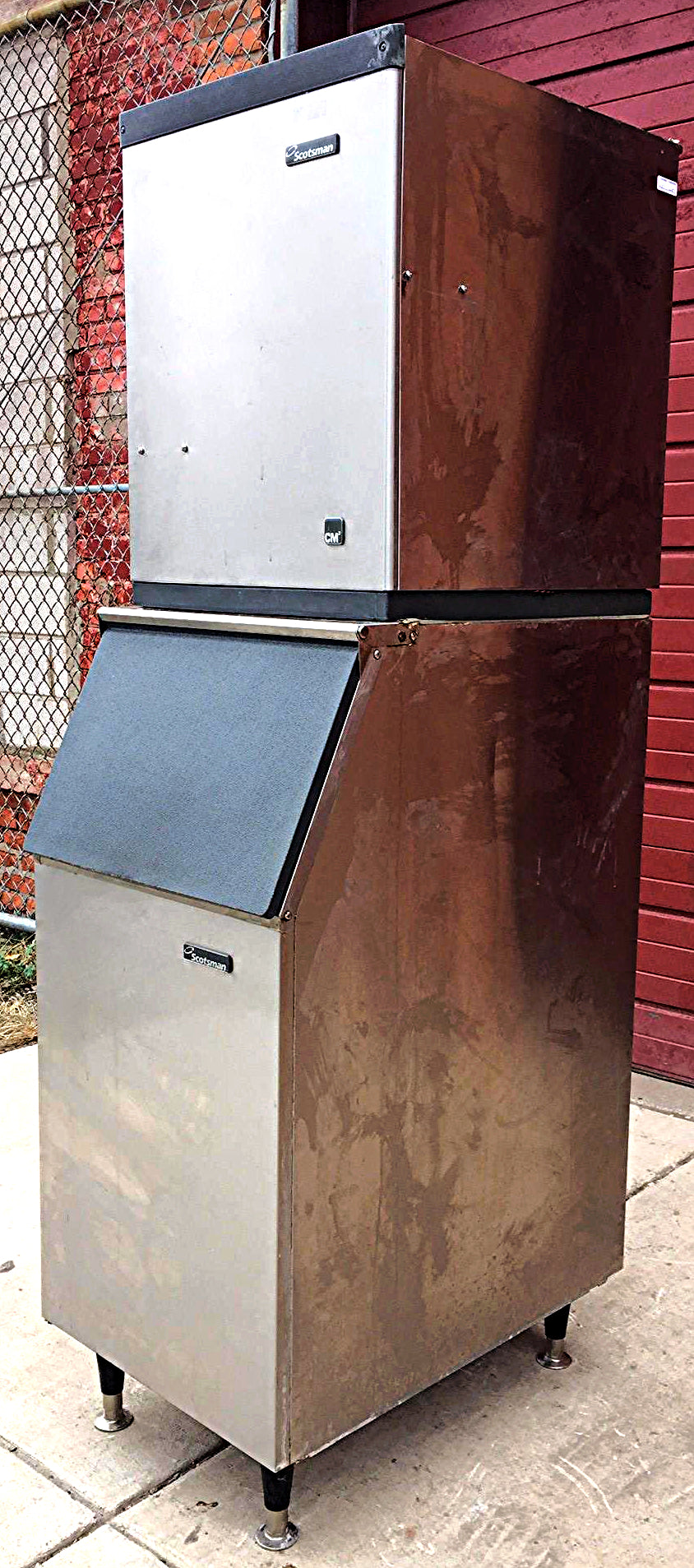 SCOTSMAN 480lbsDay MODEL CME456AS-1C AIR COOLED ICE MACHINE BH360S BIN FREESHIP