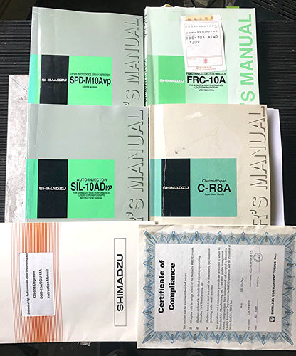 SHIMATZU DGU-14A SIL-10AD vp LC-10AD VP  LAB HPLC GAS CHROMATOGRAPH WATCH VIDEO