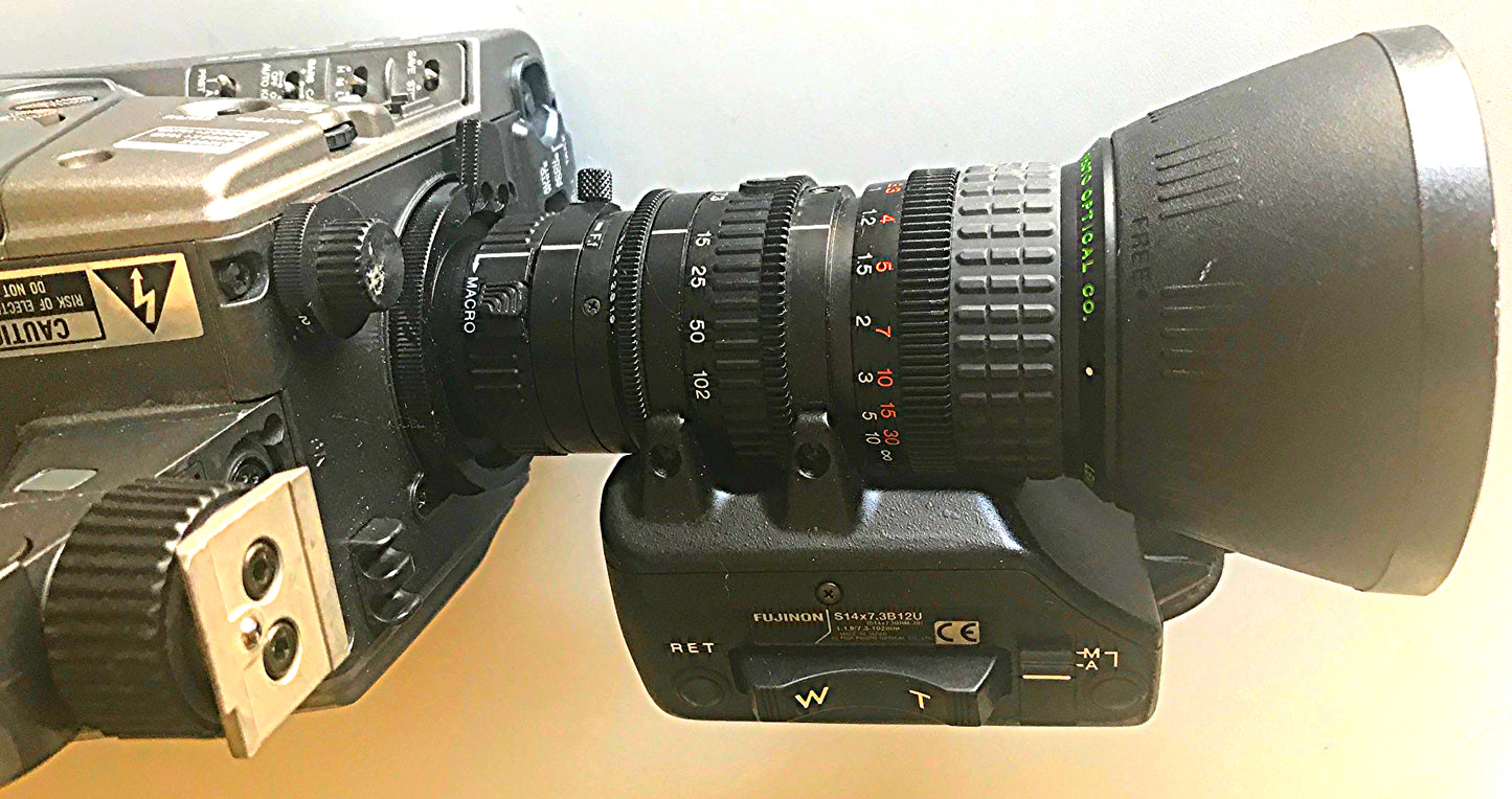 JVC MINI DV GY-DV550 POWER MACRO ZOOM LENS & TELEPROMPTER VIEWFINDER FREE SHIP