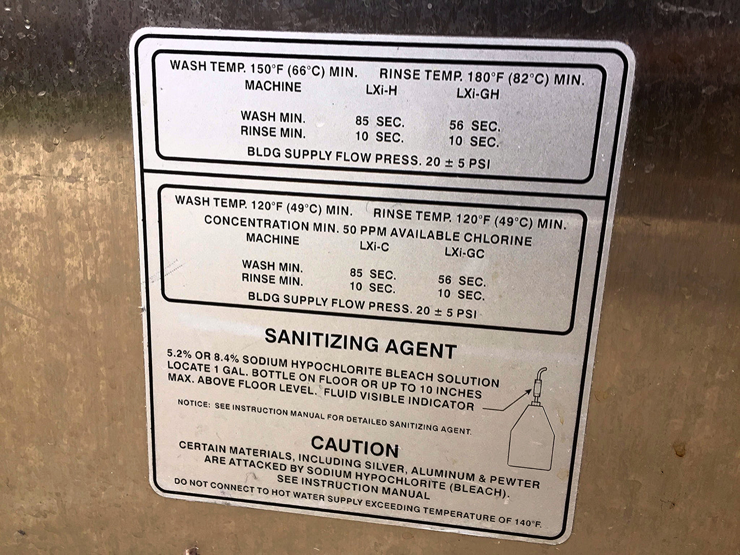 HOBART LXIC COMMERCIAL AUTOMATIC UNDERCOUNTER DISHWASHER WASHING PERFECTFREESHIP