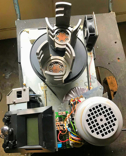 RETSCH PM 200 DOUBLE GRINDER PLANETARY TWO STATION BALL MILL WATCHVIDEO FREESHIP