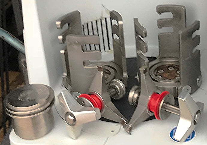 RETSCH PM 200 DOUBLE GRINDER PLANETARY TWO STATION BALL MILL WATCHVIDEO FREESHIP