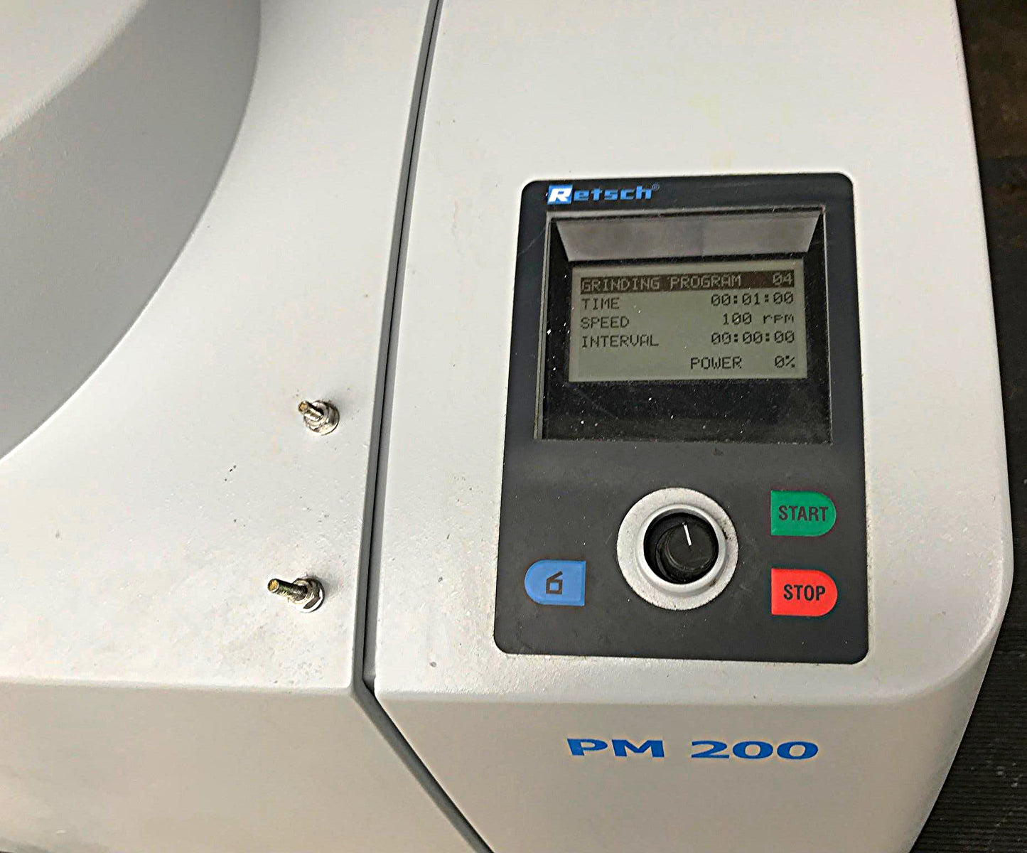 RETSCH PM 200 DOUBLE GRINDER PLANETARY TWO STATION BALL MILL WATCHVIDEO FREESHIP