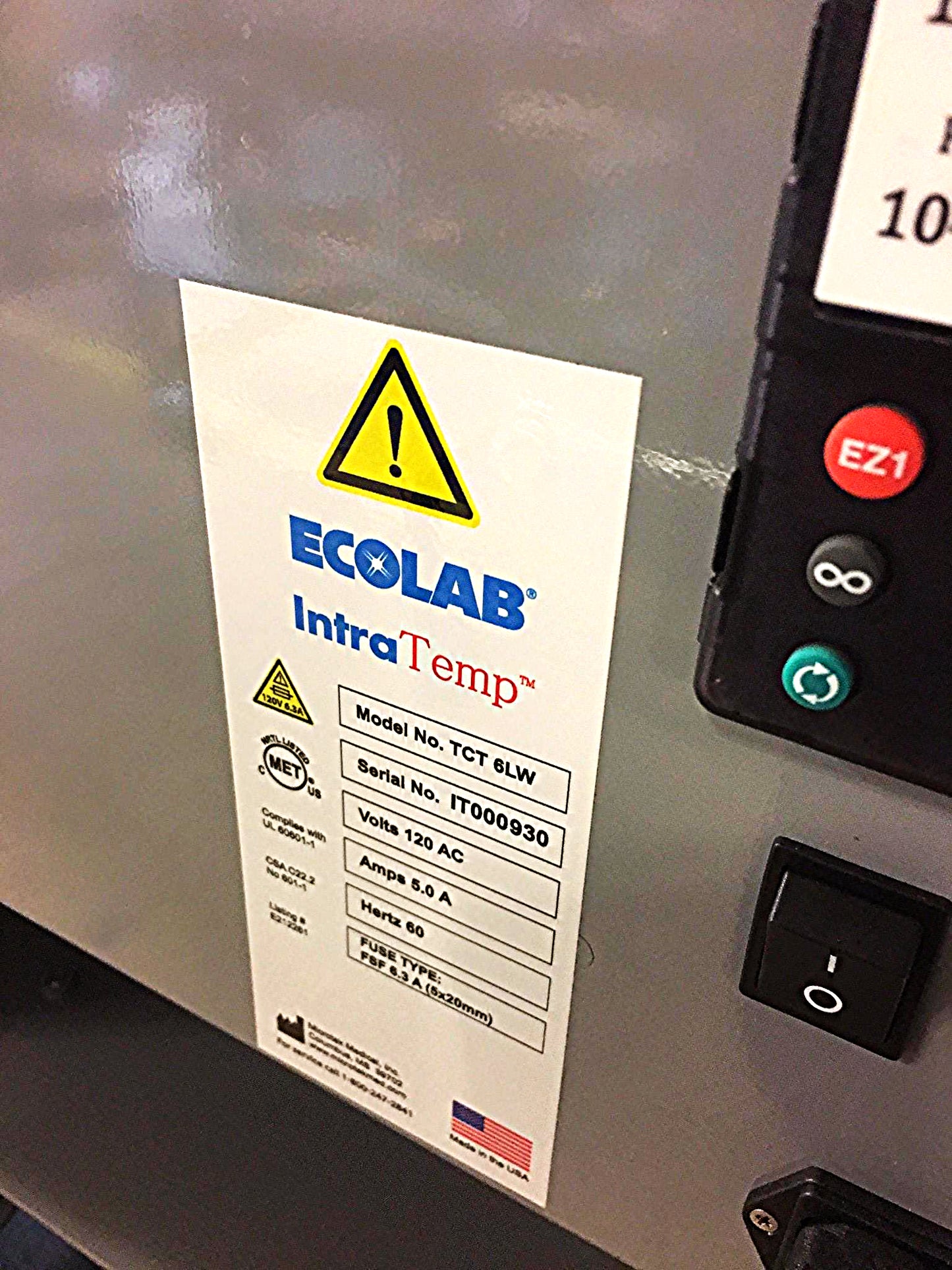 ECOLAB INTRATEMP TCT 6LW IRRIGATION FLUID WARMING SYSTEM WATCH VIDEO FREESHIP